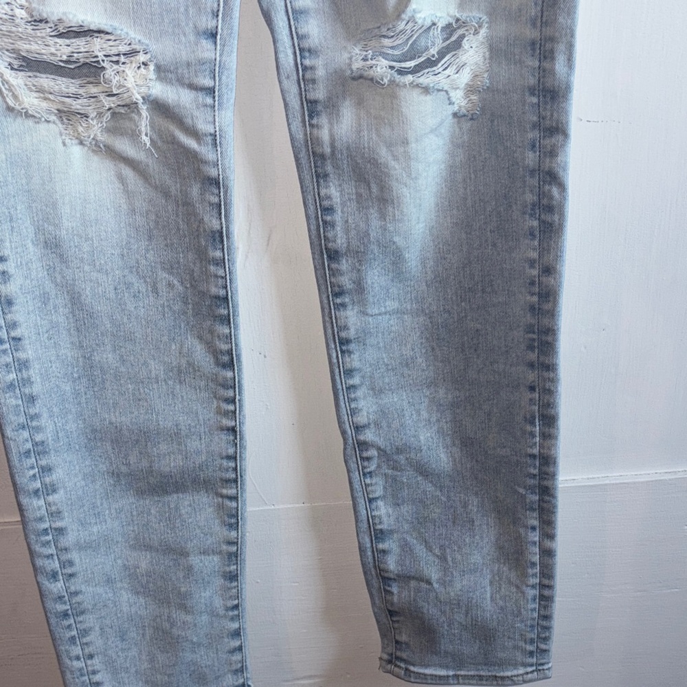 American Eagle Outfitters Light Blue Skinny Jeans - Picture 4 of 11